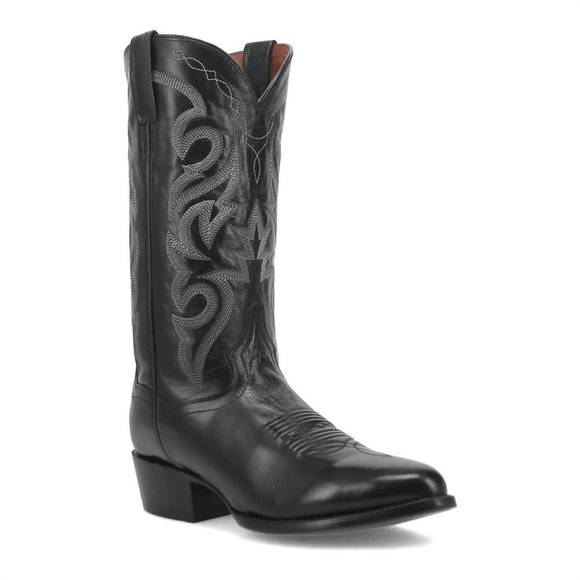 NEW DAN POST. men's milwaukee western cowboy boots in black
